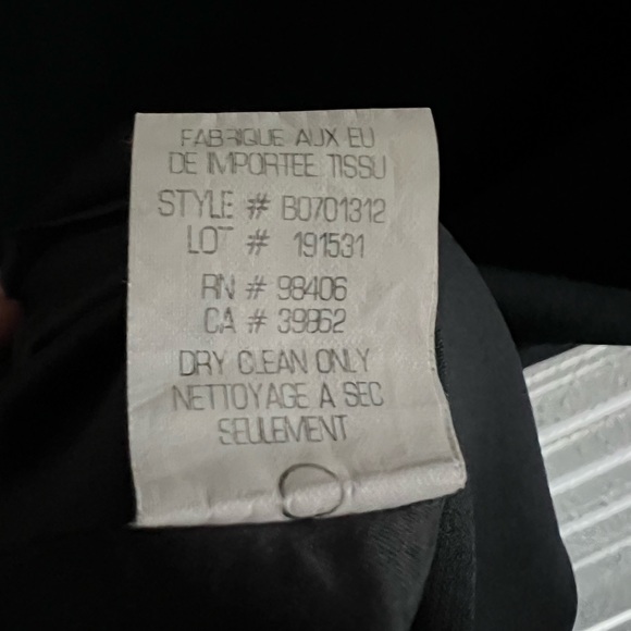 Theory Dark Navy Blue Wool Blend Pencil Skirt Women’s Size 2 *flawed - Picture 9 of 10